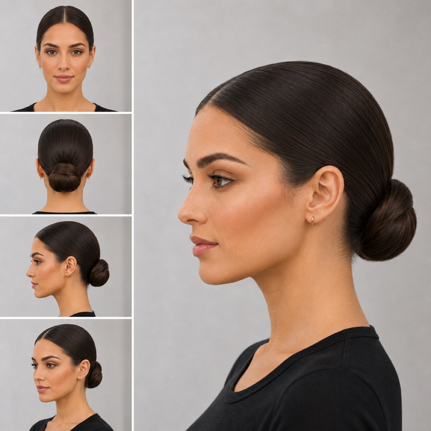 Donna — Chignon lucido
