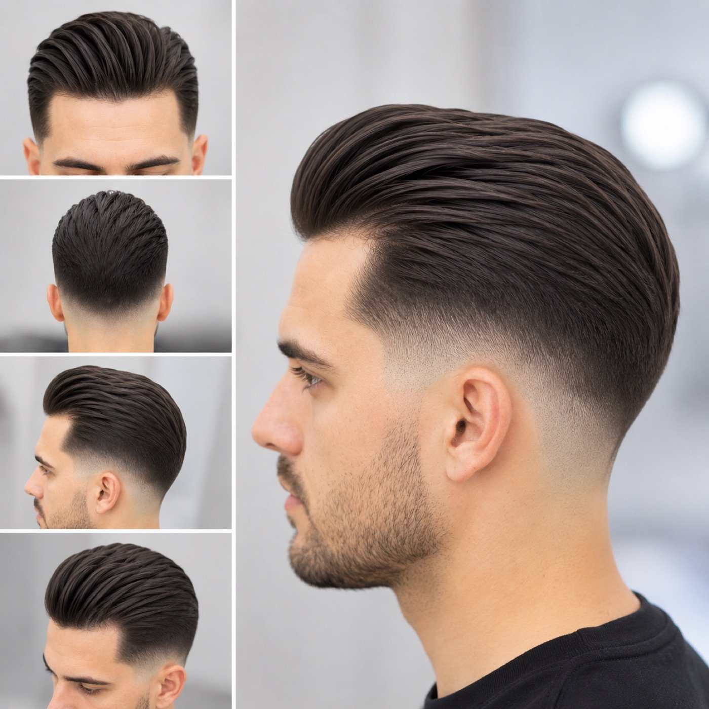 Uomo — Pompadour sfumato